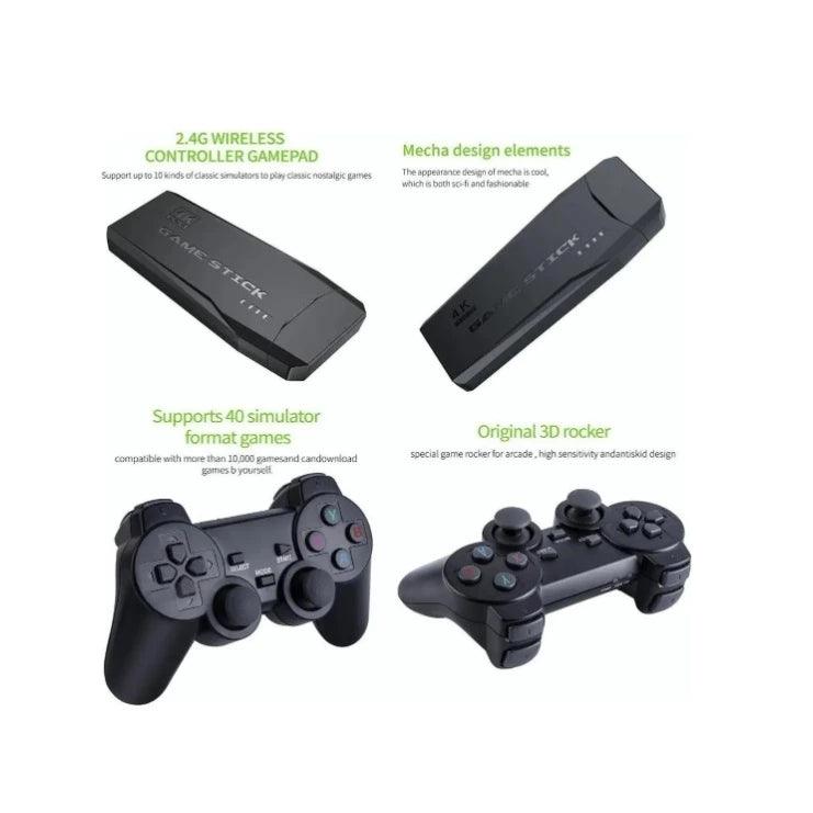Video Game Retro Acompanha 2 Controles Sem Fio A Pilha